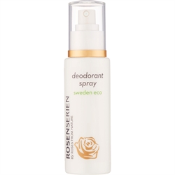 Økologisk spraydeodorant med mild rosenduft 100 ml